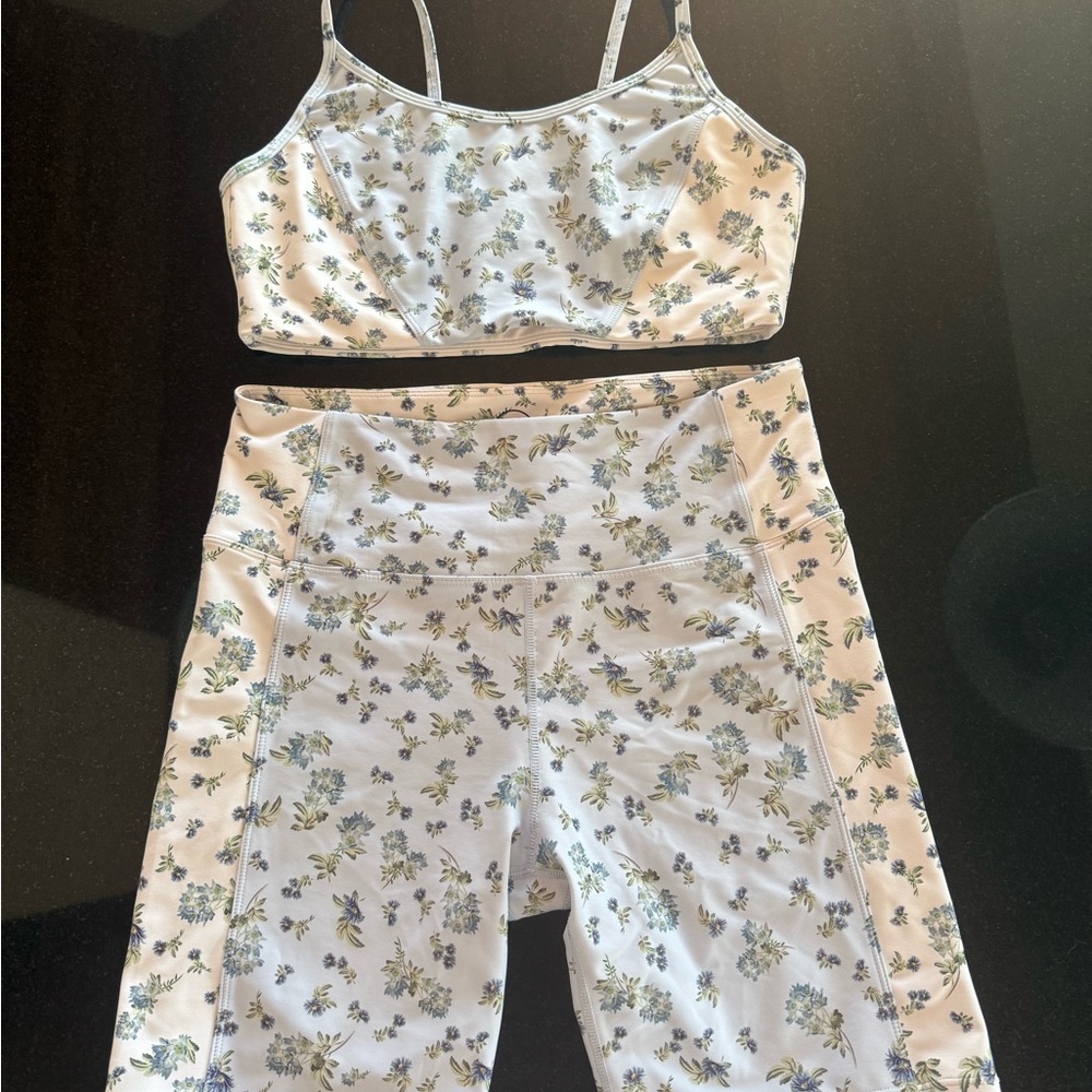Sage Collective Active Bra + Short set